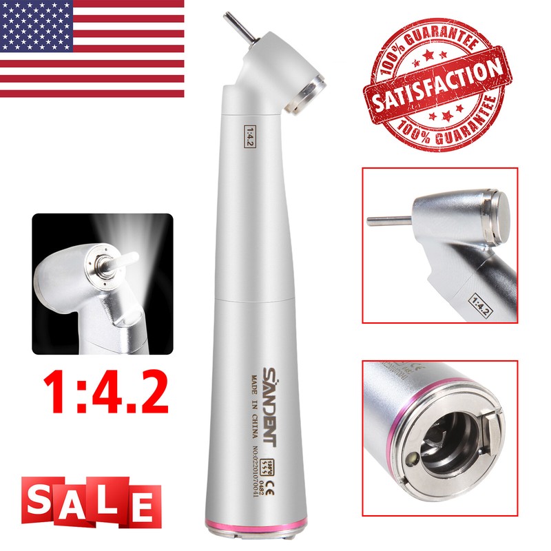 SANDENT Brushless LED Electric MicroMotor / 1:1 1:5 1:4.2 Contra angle