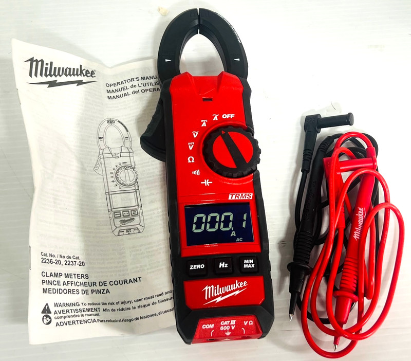 Milwaukee AC/DC Digital Clamp Meter 2237-20
