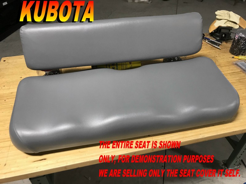 Kubota RTV900 New Seat cover. 2006-10 RTV 900 Gray 982A.