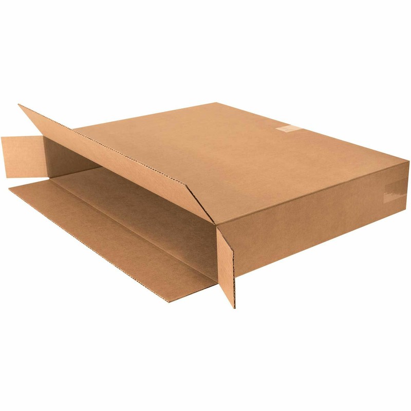 30″ x 5″ x 24″ Side Loading Cardboard Corrugated Boxes Lot of 10