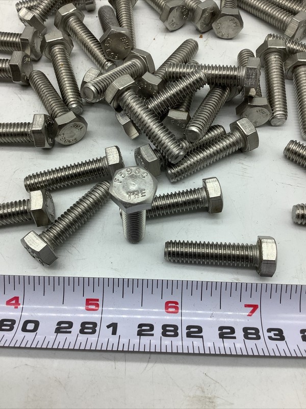 Stainless Steel hex Bolt 5/16-18 X 1 1/4” (300 Pc In Lot) 18-8 ,3092-LCLS gallery