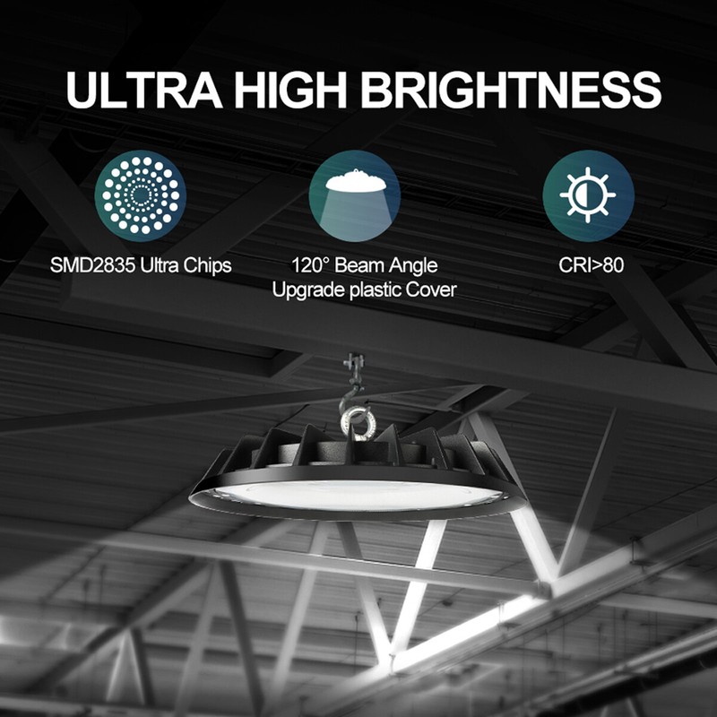 20 UFO Led High Bay Light 200W Commercial Industrial Warehouse Factory Gym Light gallery