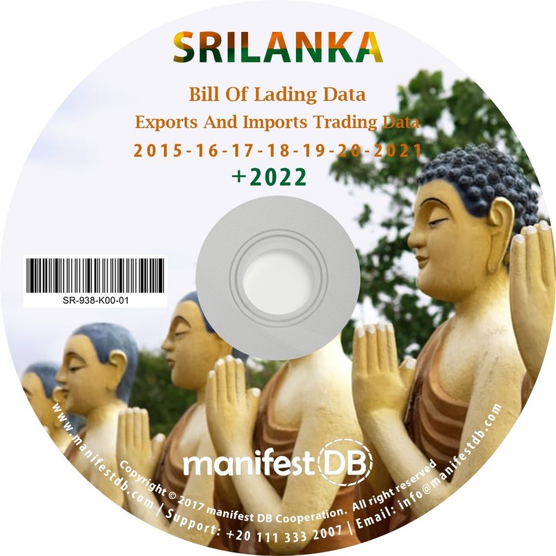 Sri Lanka Exports and Imports Trading | Bill of lading data Disk | manifestDB