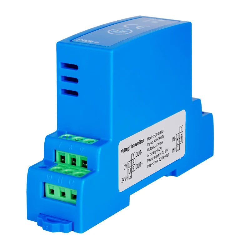 Voltage Sensor Transmitter DC/AC 5V-1000V Relays 4-20mA 0-10V RS485 Converter