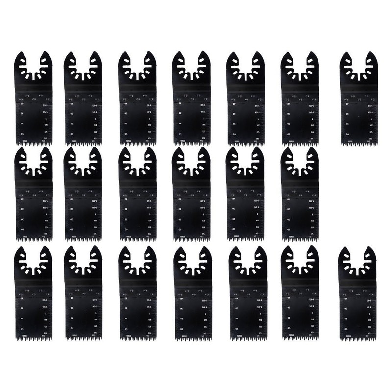 20Pcs Oscillating Saw Blade 35-89mm Standard Saw Blade For Wood And Plastic