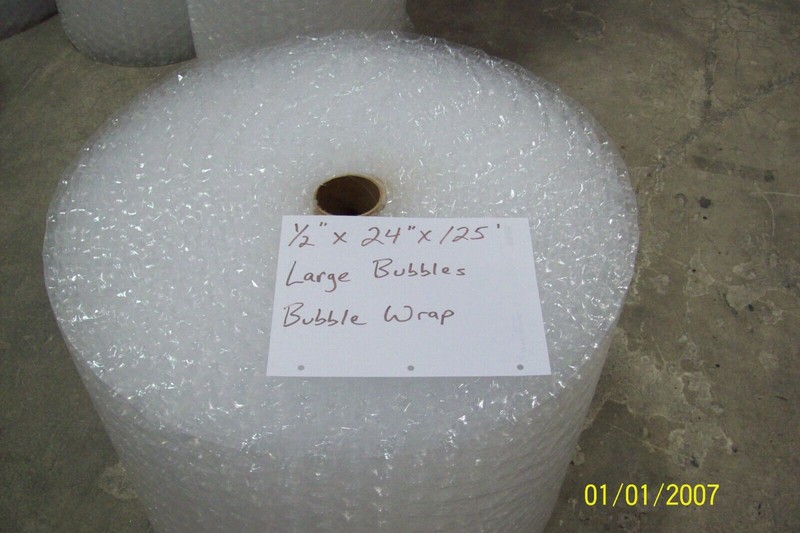 1/2″ x 24″ Large Bubble Perf 12″ 250 ft bubble cushioning wrap padding roll