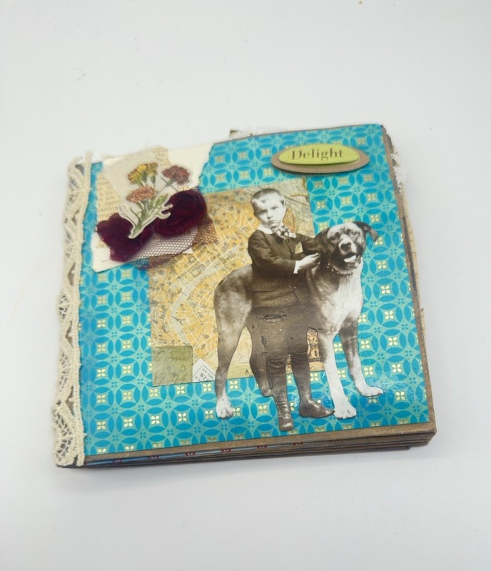 Junk Journal Delight Themed Medium Is Brown Paper Bags And Coffee Dyed Paper gallery