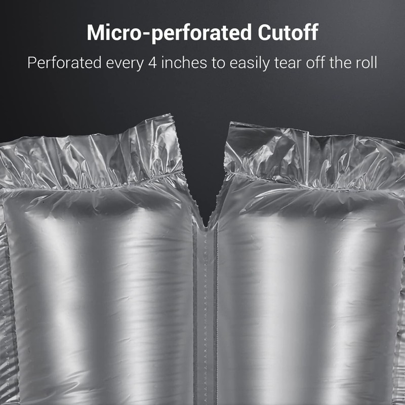 1640ft x 4" x 8" Air Cushion Machine Film Bubble Pillow Packaging Filling Bags gallery