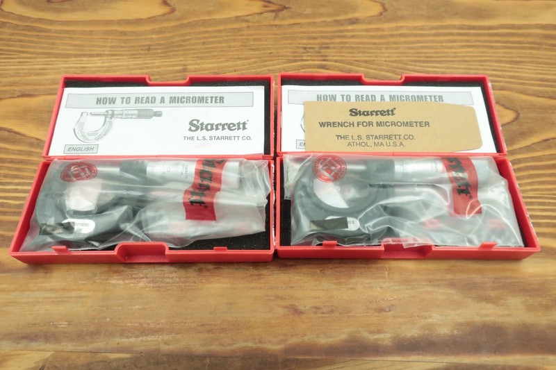 Starrett 210AP Screw Thread Comparator Micrometer Special Order Carbide Tips