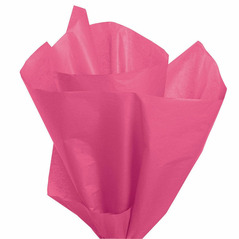 Tissue Paper Cerise Reddish Pink 20" x 30" 120 Sheets Gift Wrapping Ships Flat gallery