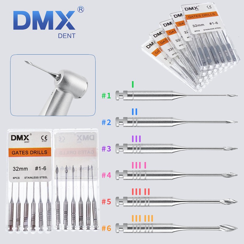 Dental Stainless Steel Endodontic Paste Carriers/Peeso Reamers/Gates Drill gallery