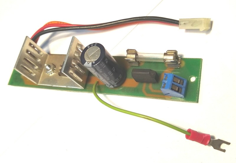 B-23-1326 Rev A Card Circuit Board PLC PCB 2200uF 35v 55 volts NRSA 9610 2200 uF