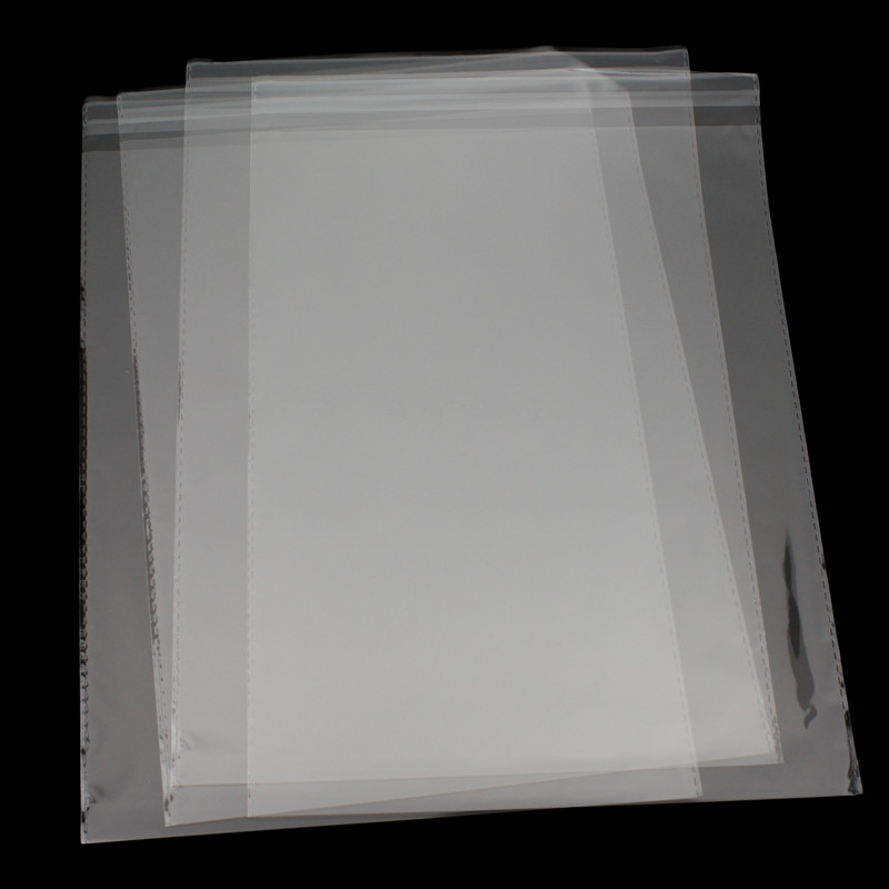 10x13 Clear Resealable T-Shirt/Apparel Self Seal Lip Tape Poly Plastic bags gallery