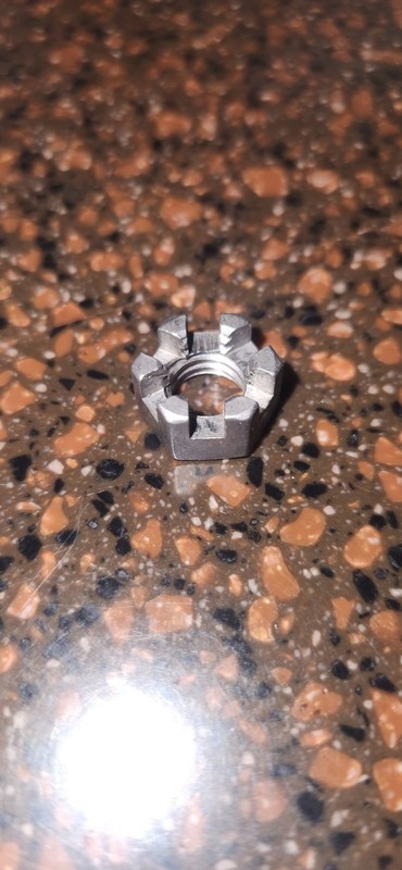 24-pack of 3/8" Low Carbon Steel Slotted Hex Nuts gallery