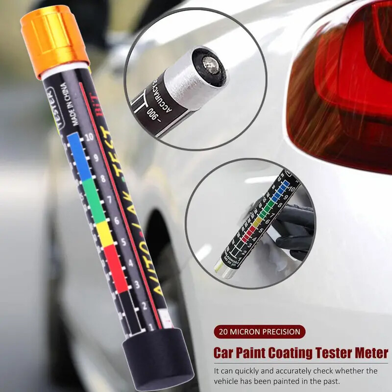 Car Paint Thickness Tester Meter Gauge Portable Automobile Paint Film Pen 1PCS gallery