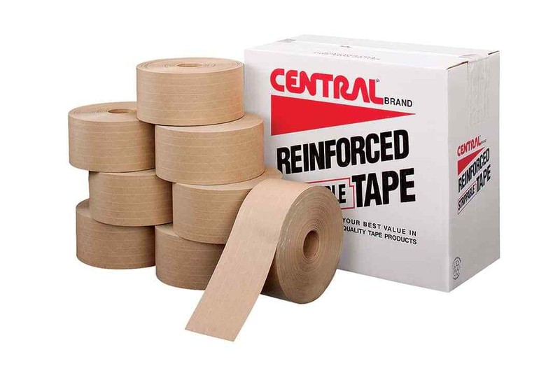 Reinforced Water Activated Kraft Carton Sealing Gummed Tape gallery