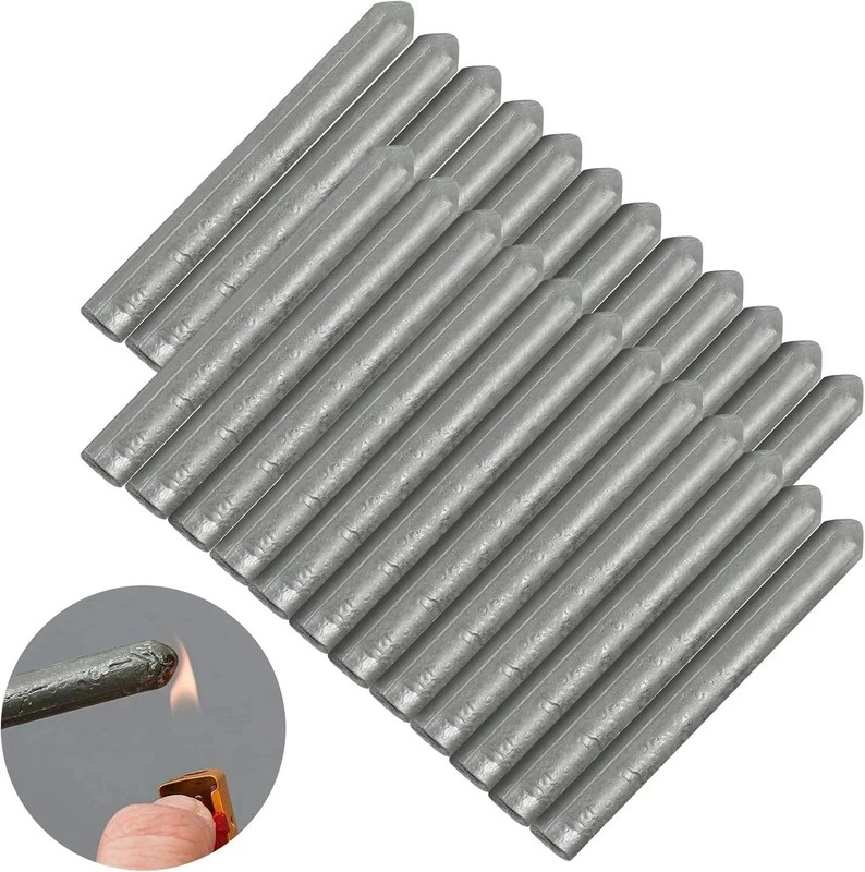 Tandefio 24 Pcs Low Temperature Universal Welding Rod Sticks Metal Easy Melt