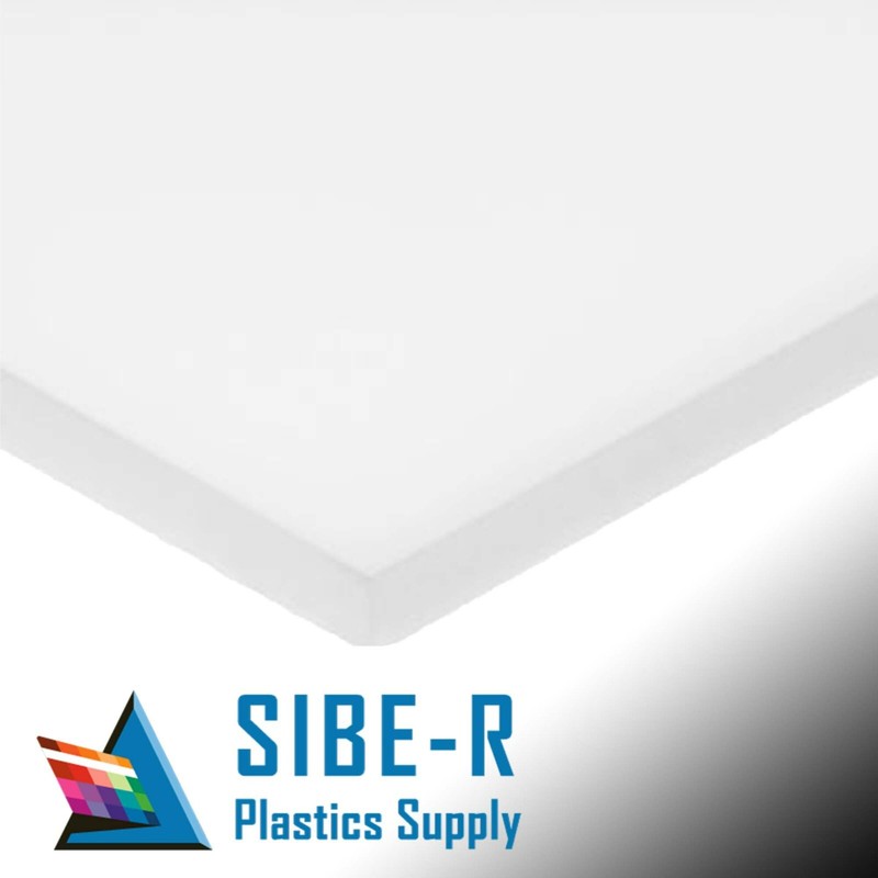 HDPE High Density Polyethylene PREMIUM Sheet 1/2″ x 12″ x 24” Natural Smooth UVI