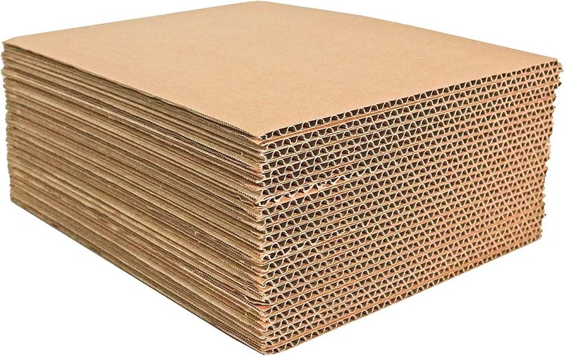 400 12.25×12.25 LP Cardboard Corrugated Pads Inserts Filler Sheet 12.25 x 12.25