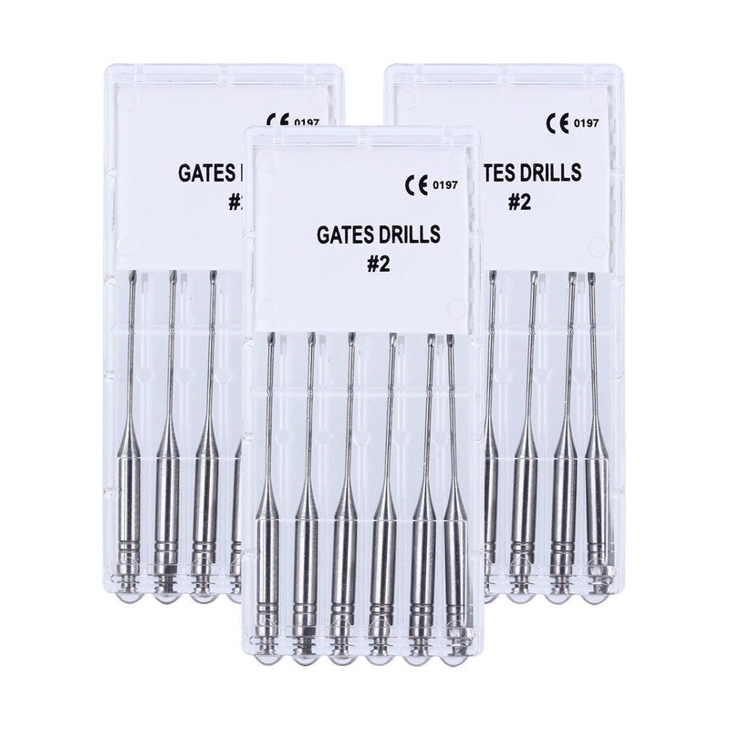 Dental Endodontic Root Canal Engine Use Peeso Reamers/Gates Drills 28/32mm #1-#6