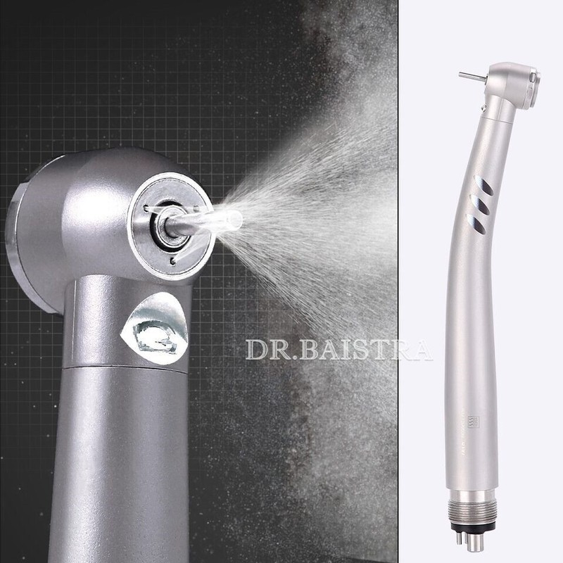 Dental Fiber Optic LED E-generator high speed handpiece Turbine 2Hole/4Hole gallery