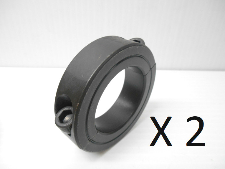(2) Stronghold 34322 1-5/8″ Id 2-5/8″ Od 11/16″ Oxide 2- Piece Clamping Collar