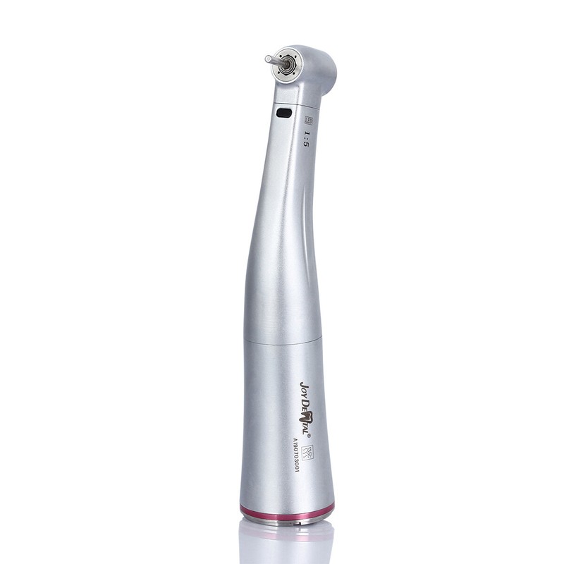 JoyDental 1:5 LED Increasing Contra Angle Handpiece Push 4Spray For Motor