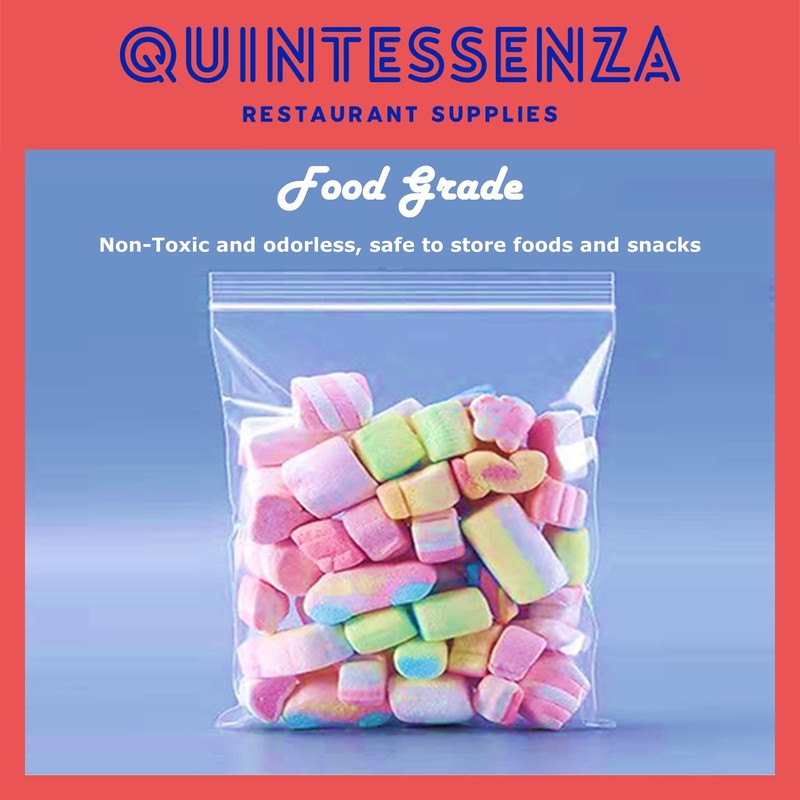 3'' x 10'' = 2 Mil Thick Clear Zipper Reclosable Poly Bags by Quintessenza gallery