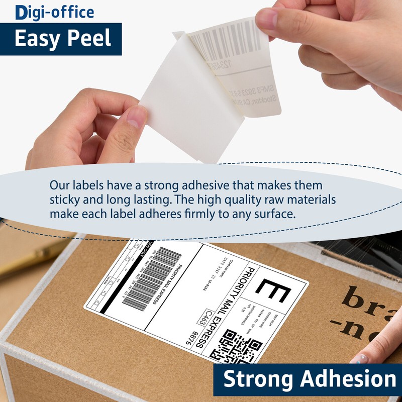 2-5/16" x 4" White Shipping Labels for Dymo 30256 LabelWriters XL/XL+ SE200 gallery