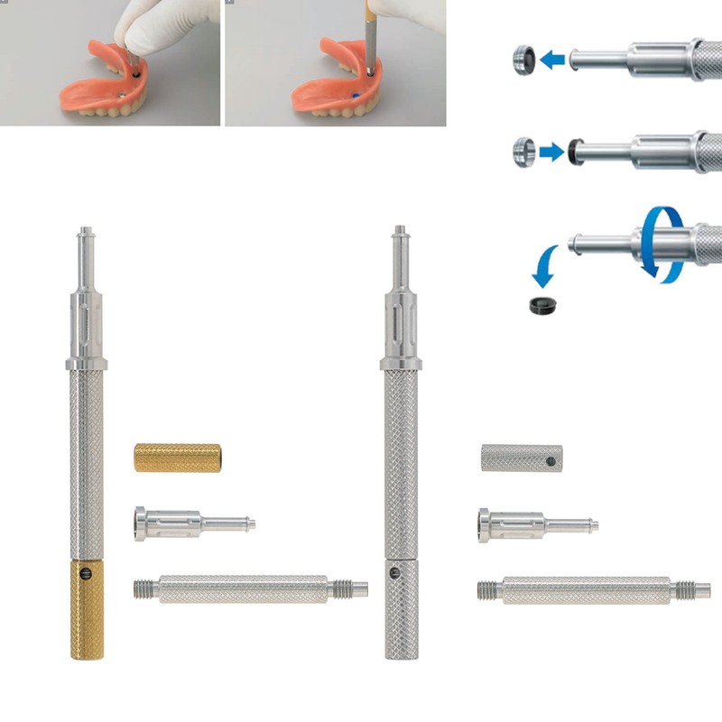 US Dental Locator Abutment Fits Zimmer TSV 3.5/4.5 NP/RP 1-5mm GH Internal Hex gallery