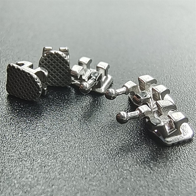 100Packs Dental Orthodontic Metal Brackets Braces Mini Roth 022 Hooks 345 gallery