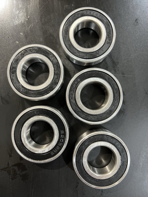 (5) 6205-2RS Premium Rubber Seal Ball Bearing 25x52x15 NOS(NewOldStock) T1 gallery