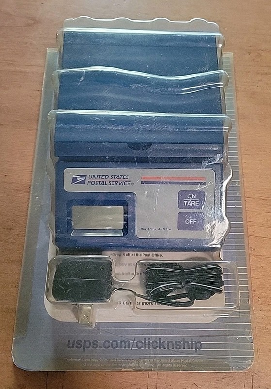 Official United States Postal Service USPS 10-lb Electronic Scales Battery Plug