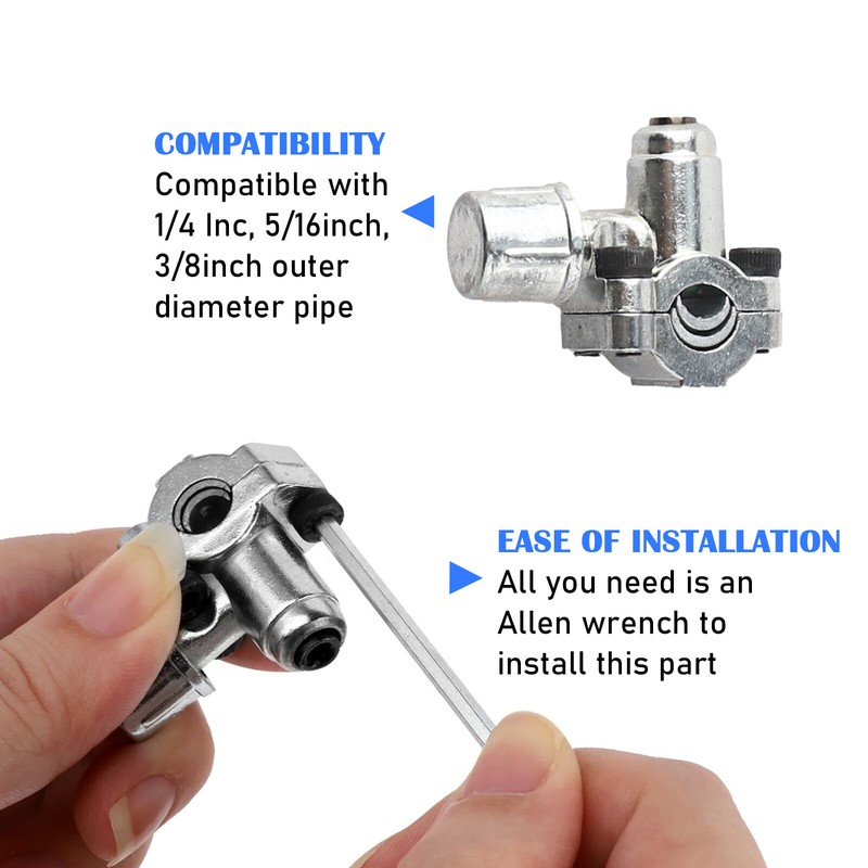 BPV31 Bullet Piercing Tap Valve Kits For Home Use Refrigerator w/ Pressure Gauge gallery