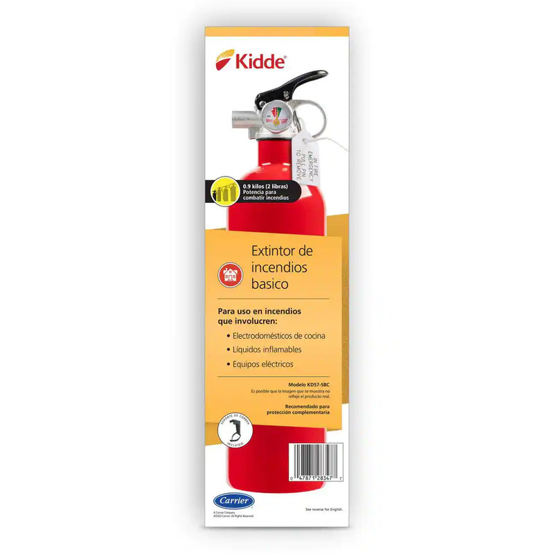 KIDDE DRY CHEMICAL FIRE EXTINGUISHER Home Car Auto Garage Kitchen Safety 5-B:C gallery