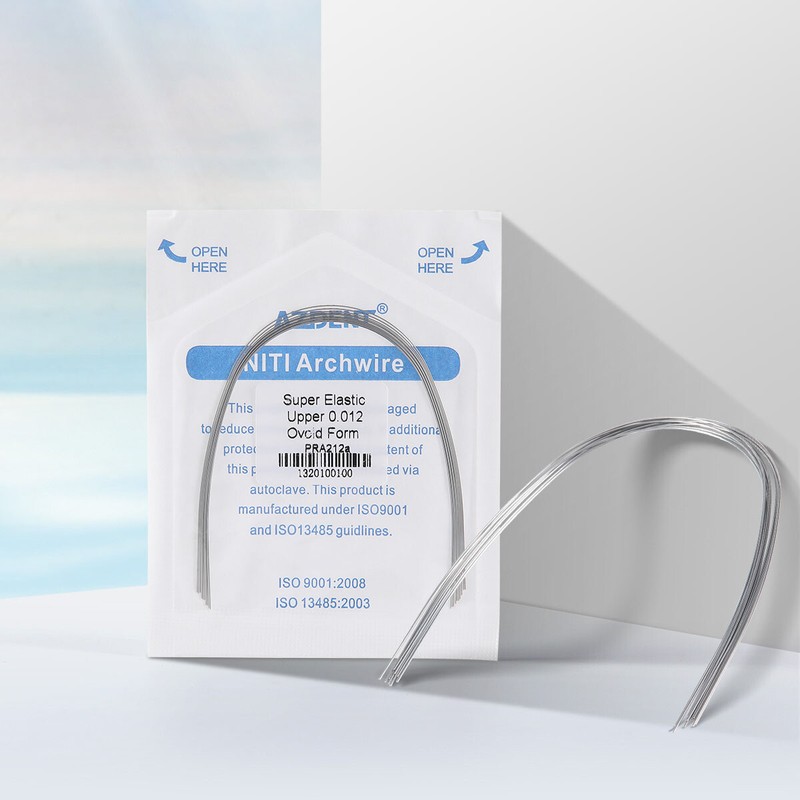 100Packs Dental Orthodontic Super Elastic Niti Round Arch Wire Ovoid Form AZDENT gallery