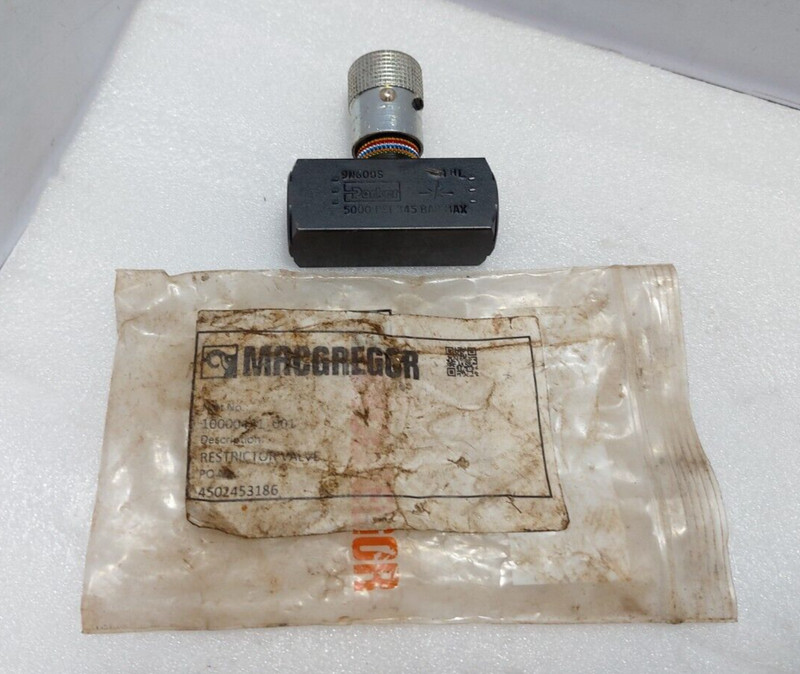 Parker 9N600S Hydraulic Flow Control Needle Valve 5000 PSI 345 Bar