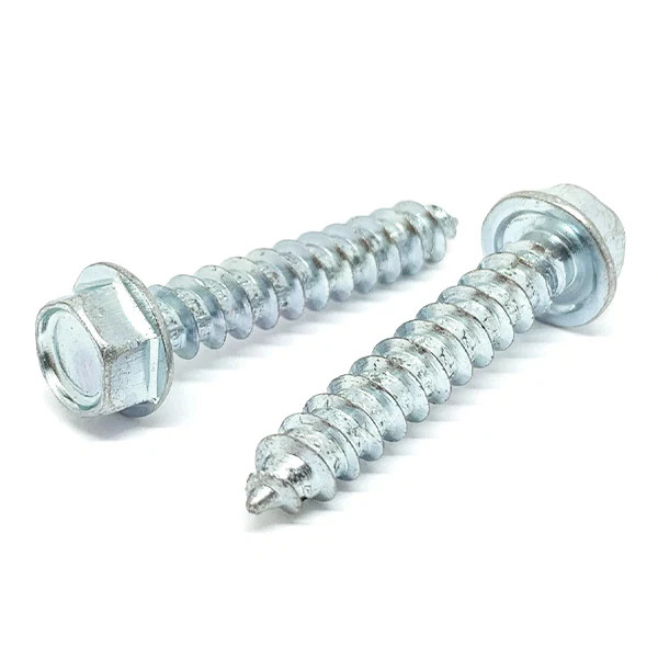#14×1-1/2″ Hex Washer Head Type AB Self Tapping Sheet Metal Screws Zinc