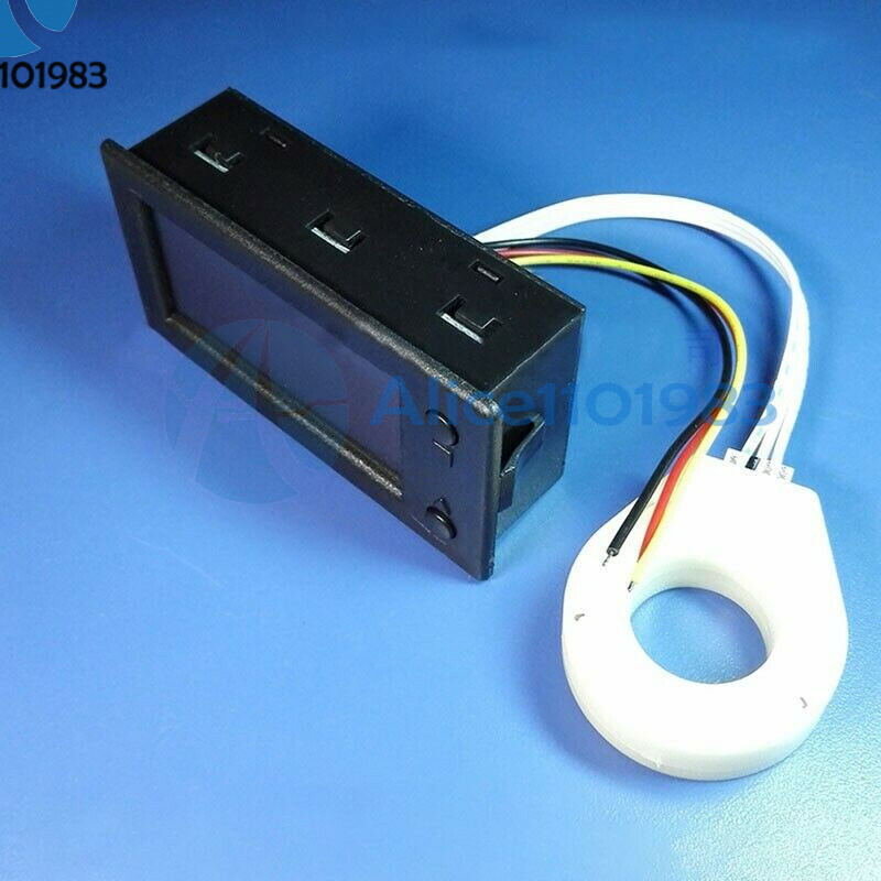 DC 0-300V 50A/100/200/400A LCD Hall Effect Coulometer Voltmeter Ammeter Sensor gallery