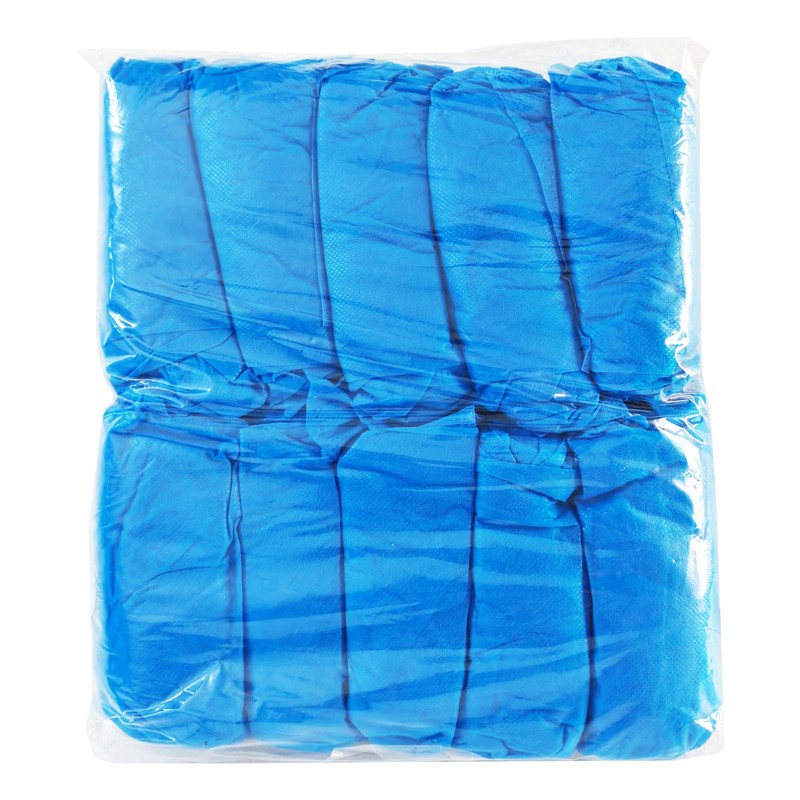 100pcs Disposable Non-woven Shoe Covers Indoors Office Blue Easy Shoe Covers gallery