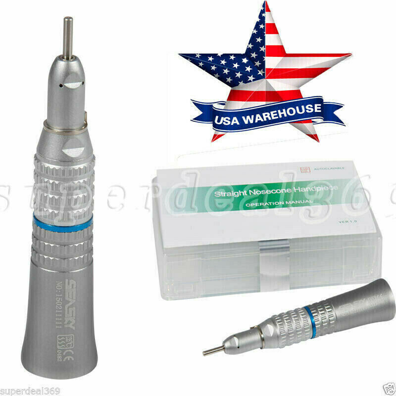5x Dental Slow Low Speed Handpiece Straight Nose cone f/ NSK E-type Motor SEASKY gallery