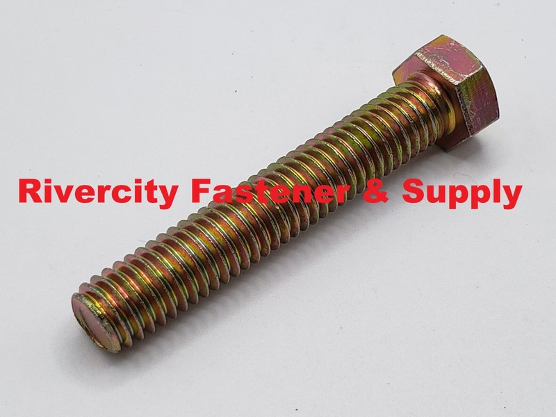 7/16-14x2-1/2 Tap Bolts Grade 8 Screws 7/16x14x2-1/2 Full Thread 7/16x14x2.5 gallery