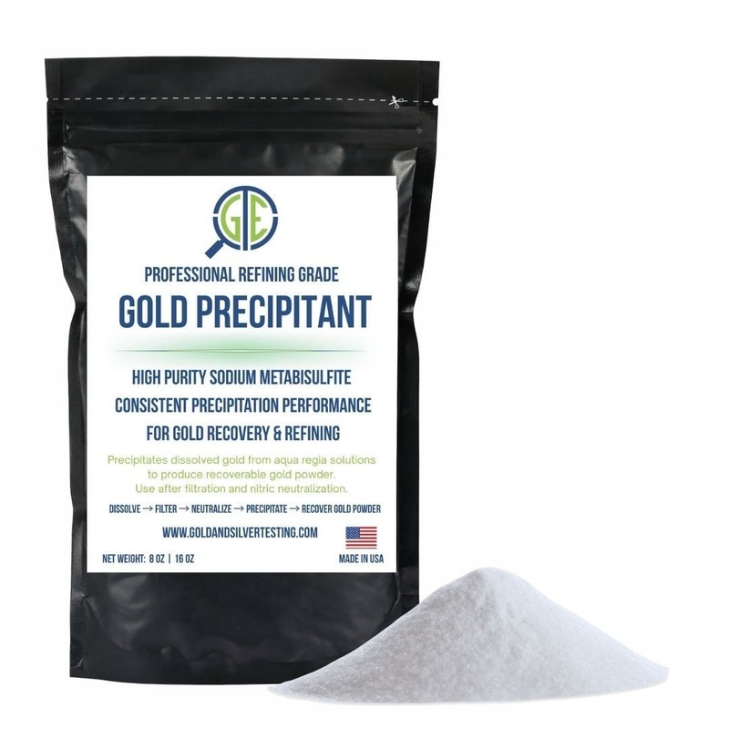 Gold Recovery Refining Kit Aqua Regia Urea Sodium Metabisulfite Stannous Test gallery