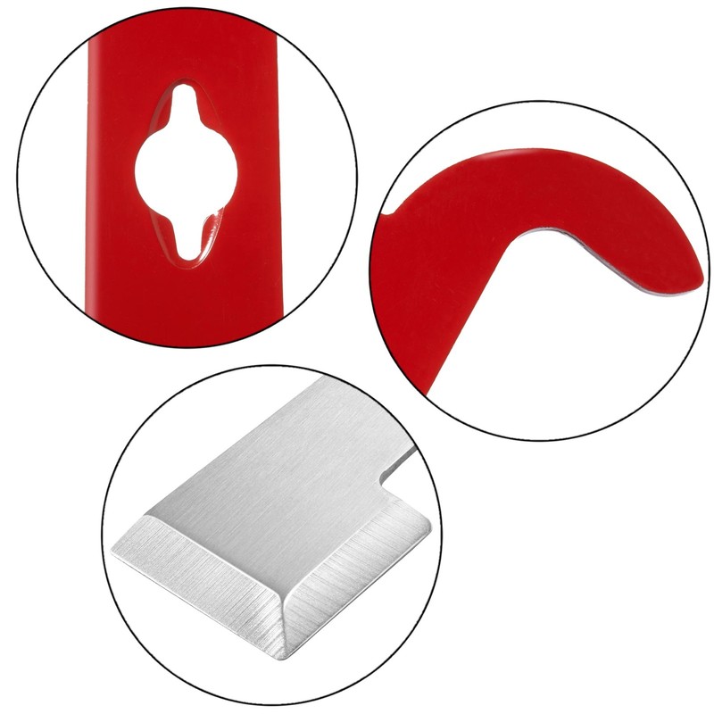 Honey Keeper 2-Pack Stainless Steel J Hook Bee Hive Tool, 10-1/2 inch Red gallery