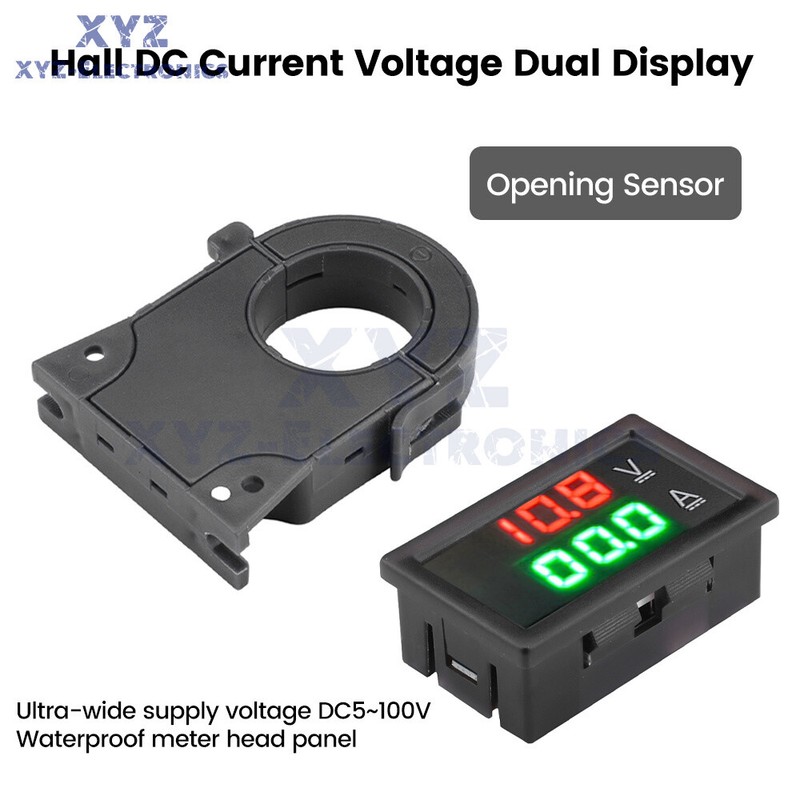 DC0-300V 0-400A Isolated Digital Current Voltage Meter Hall Ammeter Voltmeter gallery
