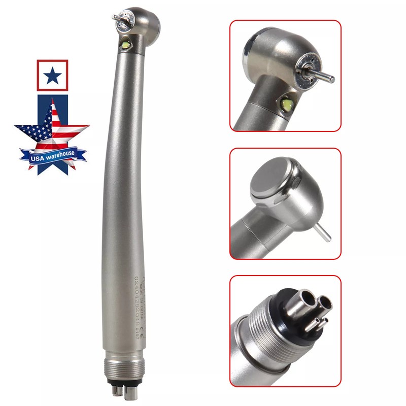 10 Dental High Speed Air Turbine Handpiece Push Button 4Hole NSK Style CE SEASKY gallery