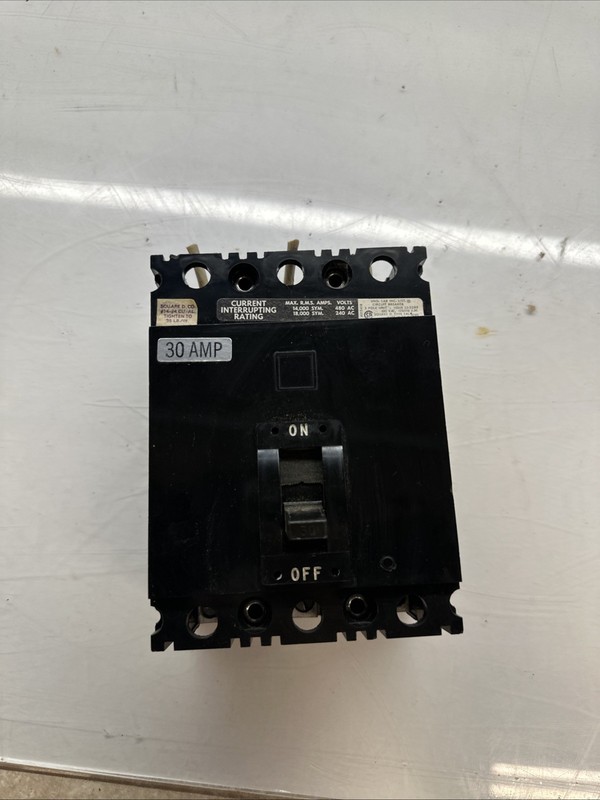 Square D FAL34030 Circuit Breaker, 30A, 3P, 480VAC