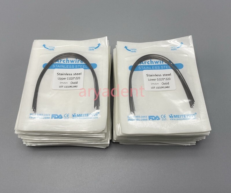 Dental Orthodontic Arch Wire Round Rectangular Natural Form Stainless steel gallery