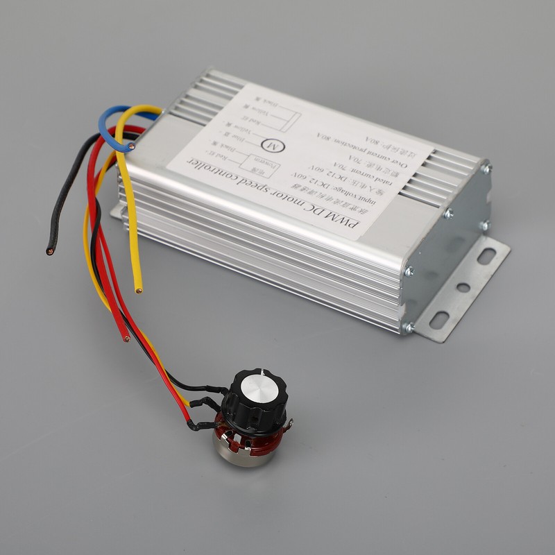DC 12V 24V 36V 48V 70A 4000W DC Motor PWM Speed Control Brush Motor Controller E gallery