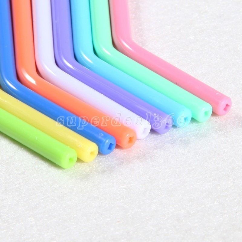 250 Pcs Dental Disposable Air Water Syringe Tips Rainbow Tubes 3 Way Spray USA gallery